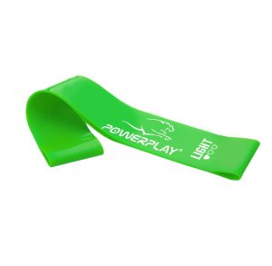 Резинка для фітнесу PowerPlay 4114 Mini Power Band 0.8мм. Light Зелена (5.5 кг) - Зображення 1