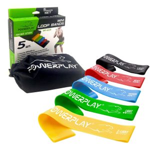 Резинки для фітнесу PowerPlay 4113 Mini Power Band Set набір із 5 шт.  (від 1 до 20 кг) - Зображення 1