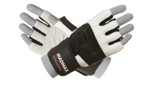 Рукавички для фітнесу MadMax MFG-269 Professional White M - Зображення 1