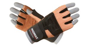 Рукавички для фітнесу MadMax MFG-269 Professional Brown M - Зображення 1