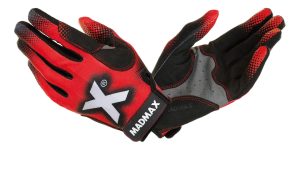 Рукавички для фітнесу MadMax MXG-101 X Gloves Black/Grey/Red L - Зображення 1
