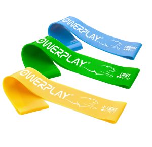 Резинки для фітнесу (стрічка-еспандер) PowerPlay 4113 Mini Power Band Set набір із 3 шт. (опір 1-10 кг) - Зображення 1