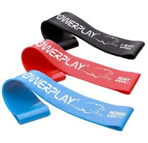 Резинки для фітнесу (стрічка-еспандер) PowerPlay 4113 Mini Power Band Set набір із 3 шт. (опір від 10-20 кг) - Зображення 1