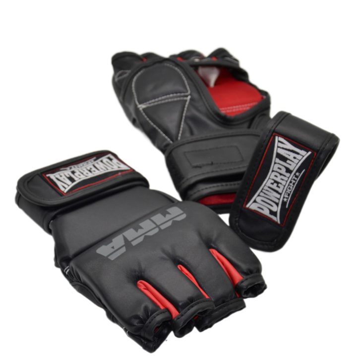 Рукавиці для MMA PowerPlay 3053 Чорно-Червоні L/XL - Зображення 8