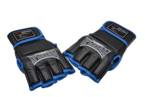 Рукавиці для MMA PowerPlay 3058 Чорно-Сині M - Зображення 8