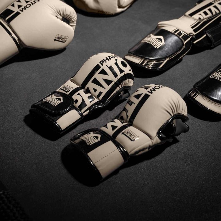 Рукавиці для ММА Phantom APEX Sparring Sand L/XL (капа в подарунок) - Зображення 7