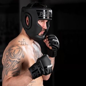 Рукавиці для ММА Phantom APEX Black L/XL (капа в подарунок) - Зображення 6