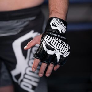 Рукавиці для ММА Phantom Blackout Black L/XL (капа в подарунок) - Зображення 6