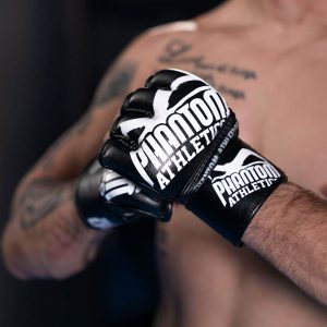 Рукавиці для ММА Phantom Blackout Black L/XL (капа в подарунок) - Зображення 5