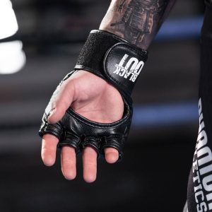 Рукавиці для ММА Phantom Blackout Black L/XL (капа в подарунок) - Зображення 8