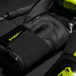Боксерські рукавиці Phantom APEX Elastic Neon Black/Yellow 16 унцій  (Бинти 4м. в подарунок) - Зображення 6