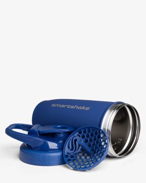 Шейкер спортивний SmartShake металевий Reforce Stainless Steel 30oz/900ml Navy Blue - Зображення 4