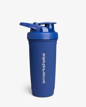 Шейкер спортивний SmartShake металевий Reforce Stainless Steel 30oz/900ml Navy Blue - Зображення 3