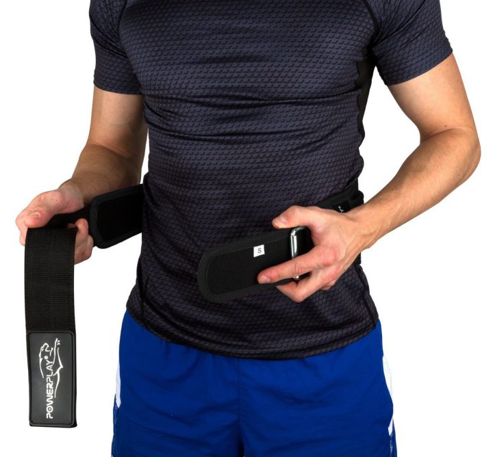 Пояс неопреновий для важкої атлетики Power Play 5546 Black L - Зображення 4