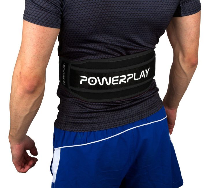 Пояс неопреновий для важкої атлетики Power Play 5546 Black XL - Зображення 4