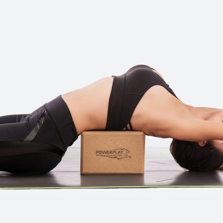Блок для йоги PowerPlay PP_4006 з пробкового дерева Cork Yoga Block (1шт.) - Зображення 8