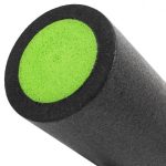 Масажний ролик (роллер) гладкий PowerPlay 4021 Fitness Roller Чорно-зелений (30x15см.) - Зображення 7