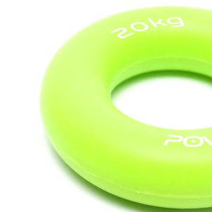 Еспандер кистьовий силіконовий PowerPlay PP-4324 Hand Grip Ring Medium 20 кг. Зелений - Зображення 4