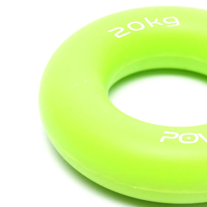Еспандер кистьовий силіконовий PowerPlay PP-4324 Hand Grip Ring Medium 20 кг. Зелений - Зображення 4