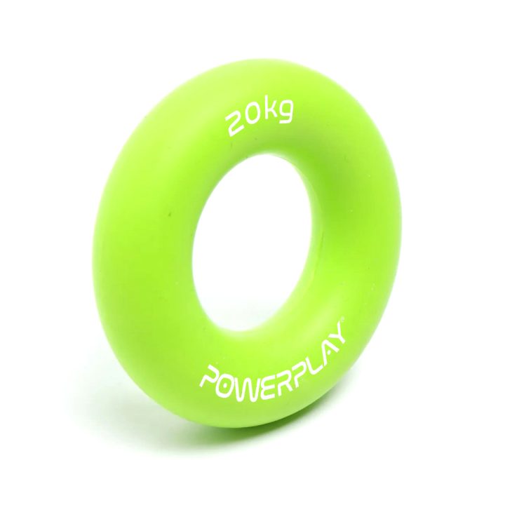 Еспандер кистьовий силіконовий PowerPlay PP-4324 Hand Grip Ring Medium 20 кг. Зелений - Зображення 2