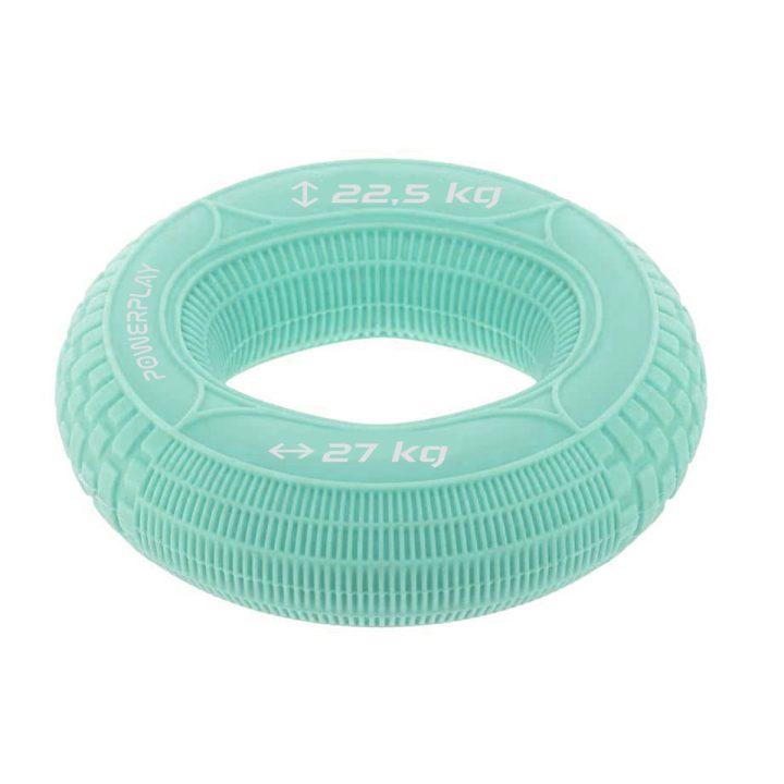 Еспандер кистьовий силіконовий PowerPlay PP-4330 Hand Grip Loops Medium 22.5-27 кг. М'ятний - Зображення 2