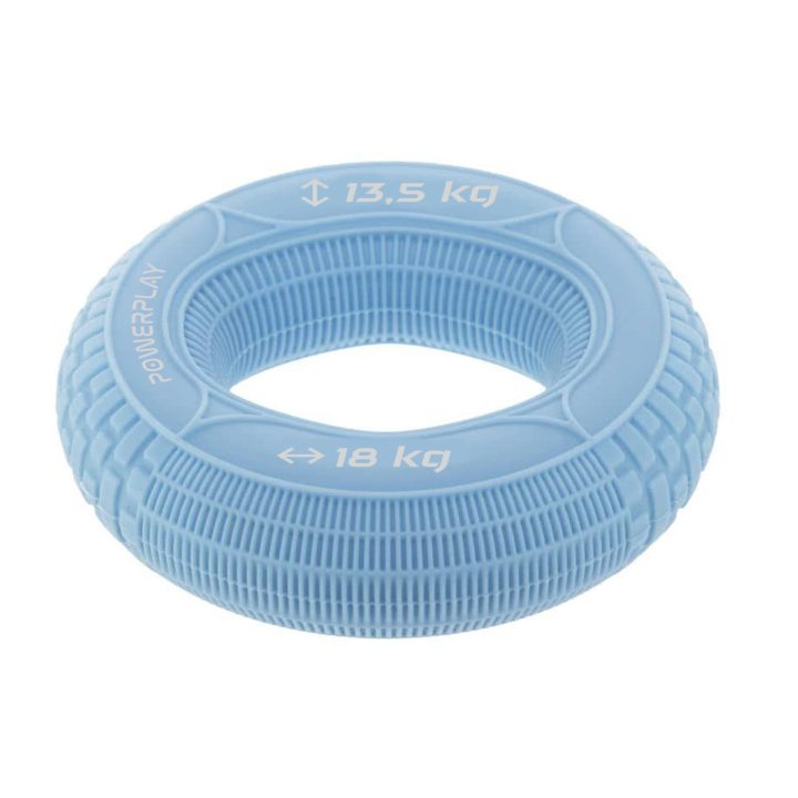 Еспандер кистьовий силіконовий PowerPlay PP-4330 Hand Grip Loops Light 13.5-18 кг. Блакитний - Зображення 2