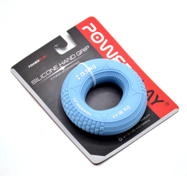 Еспандер кистьовий силіконовий PowerPlay PP-4330 Hand Grip Loops Light 13.5-18 кг. Блакитний - Зображення 10