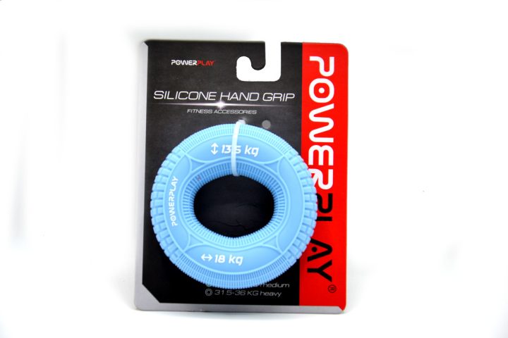 Еспандер кистьовий силіконовий PowerPlay PP-4330 Hand Grip Loops Light 13.5-18 кг. Блакитний - Зображення 9