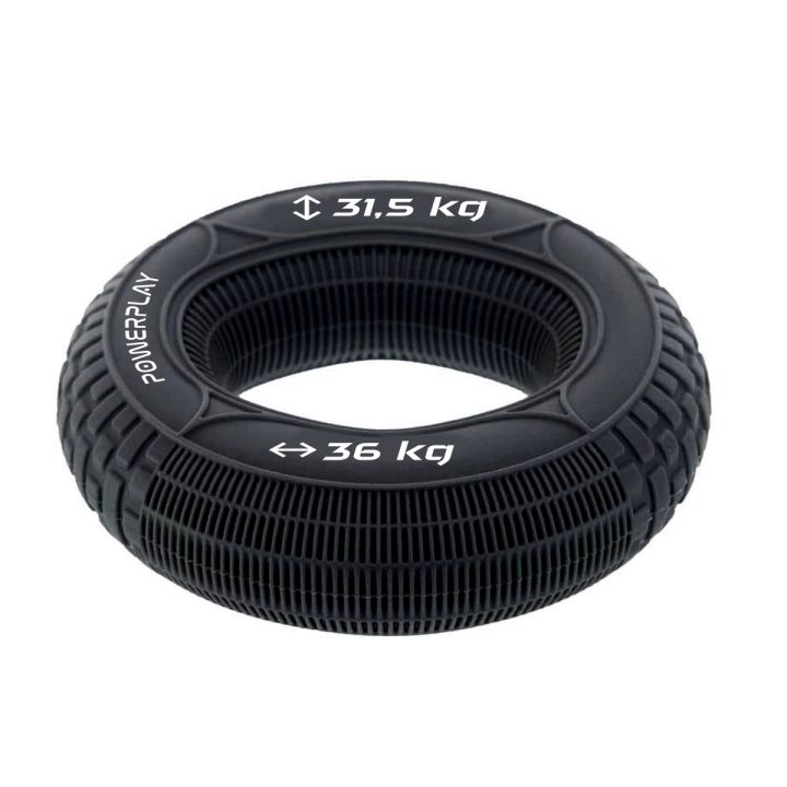 Еспандер кистьовий силіконовий PowerPlay PP-4330 Hand Grip Loops Hard 31.5-36 кг. Чорний - Зображення 3