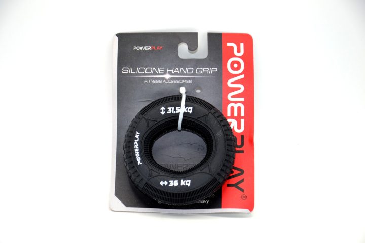 Еспандер кистьовий силіконовий PowerPlay PP-4330 Hand Grip Loops Hard 31.5-36 кг. Чорний - Зображення 9