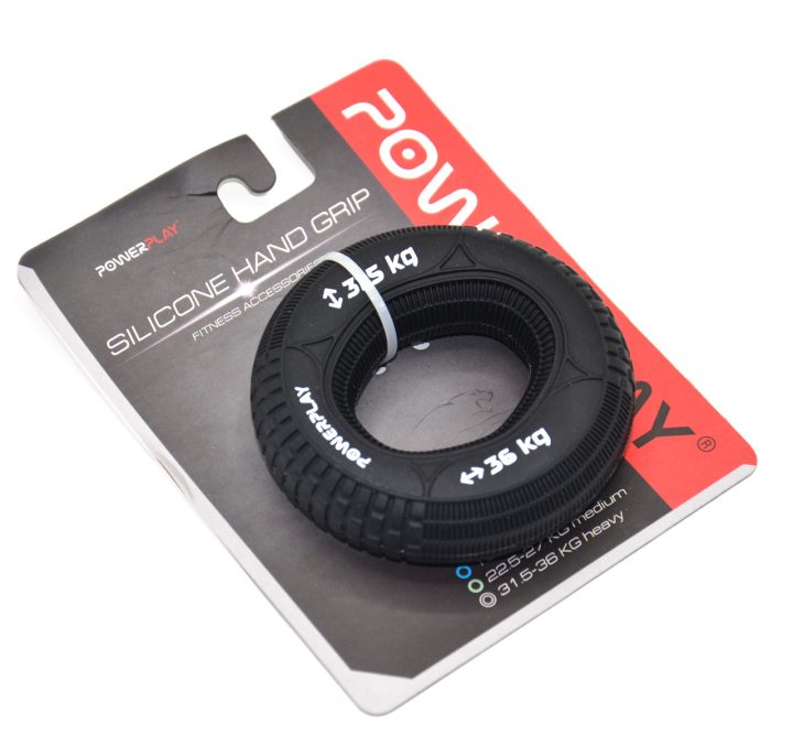 Еспандер кистьовий силіконовий PowerPlay PP-4330 Hand Grip Loops Hard 31.5-36 кг. Чорний - Зображення 10