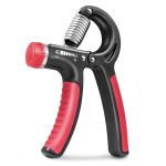 Еспандер кистьовий PowerPlay PP-4323 з регульованим навантаженням 10-40 кг. Strength Grip Чорно-червоний - Зображення 2