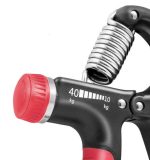 Еспандер кистьовий PowerPlay PP-4323 з регульованим навантаженням 10-40 кг. Strength Grip Чорно-червоний - Зображення 3