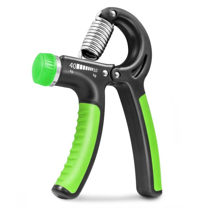Еспандер кистьовий PowerPlay PP-4323 з регульованим навантаженням 10-40 кг. Strength Grip Чорно-зелений - Зображення 2