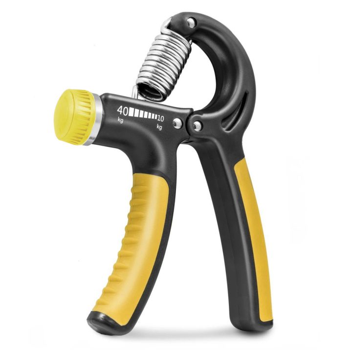 Еспандер кистьовий PowerPlay PP-4323 з регульованим навантаженням 10-40 кг. Strength Grip Чорно-жовтий - Зображення 2