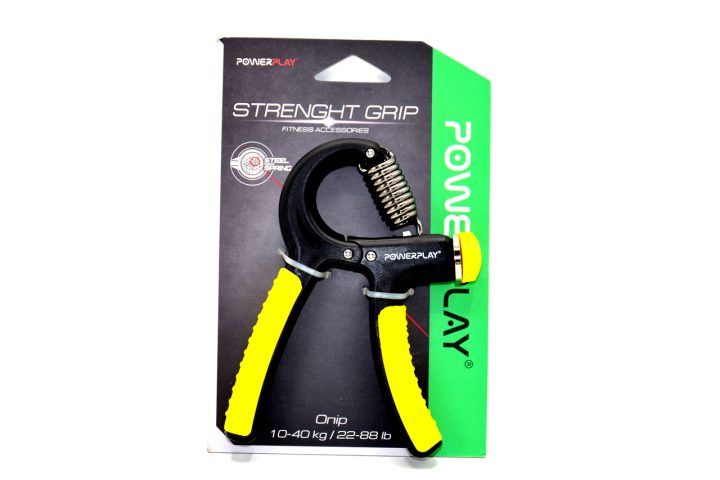 Еспандер кистьовий PowerPlay PP-4323 з регульованим навантаженням 10-40 кг. Strength Grip Чорно-жовтий - Зображення 10
