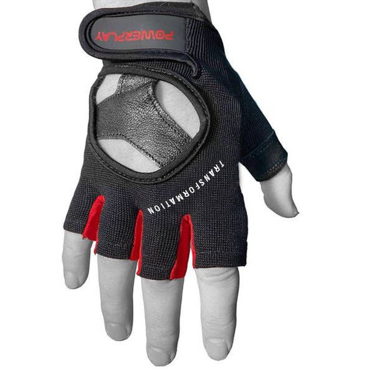 Рукавички для фітнесу PowerPlay 2222 Чорні XL - Зображення 4