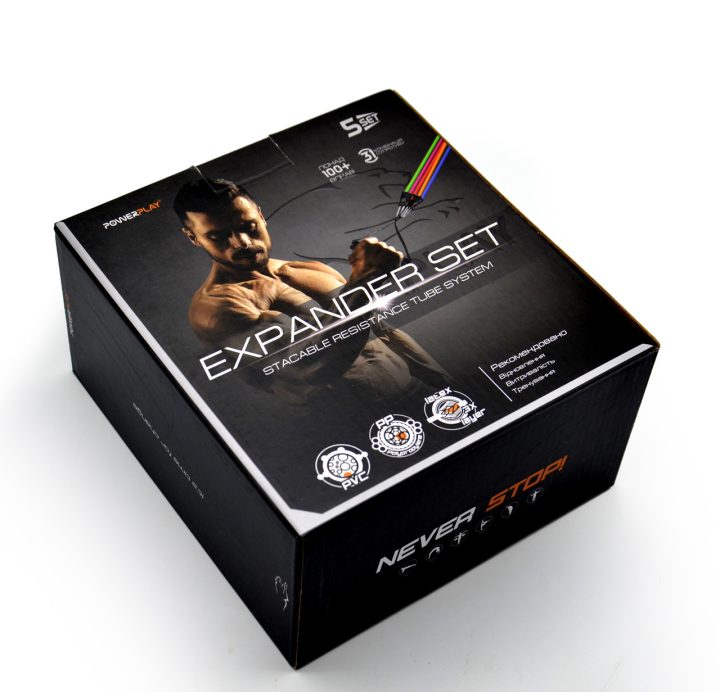 Набір трубчастих еспандерів PowerPlay PP-4102 Expander Set 5шт. (до 35 кг.) - Зображення 9