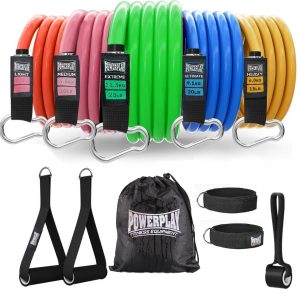 Набір трубчастих еспандерів PowerPlay PP-4102 Expander Set 5шт. (до 35 кг.) - Зображення 1