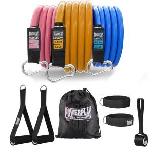 Набір трубчастих еспандерів PowerPlay PP-4101 Expander Tube Set 3шт. (до 18,2 кг.) - Зображення 1