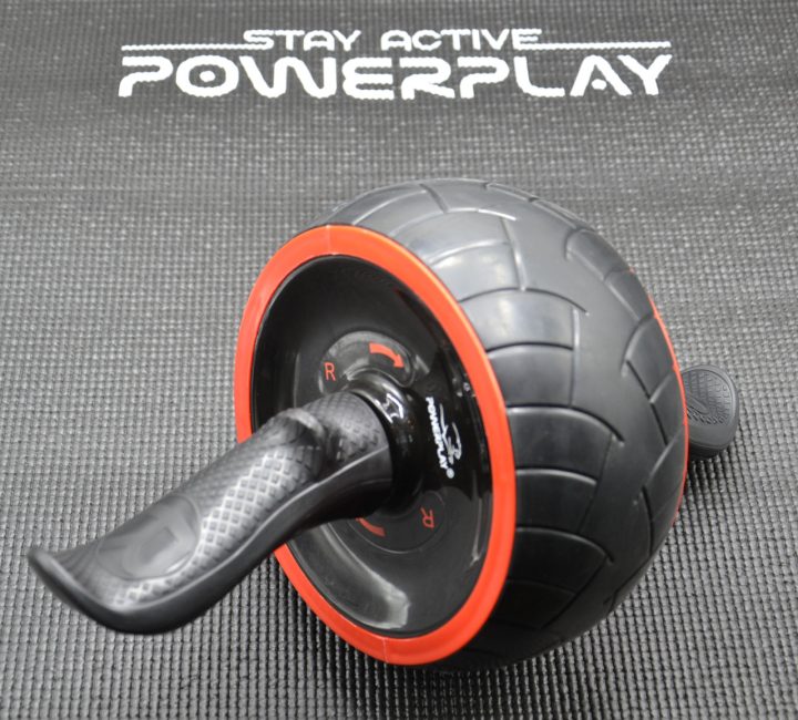 Колесо для преса PowerPlay 4326 зі зворотним механізмом AB Wheel Pro Чорно-червоне - Зображення 6