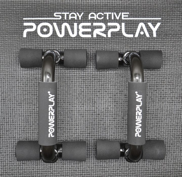 Упори для віджимань PowerPlay 4316 Push Up Bars пластикові (Скошені) - Зображення 8