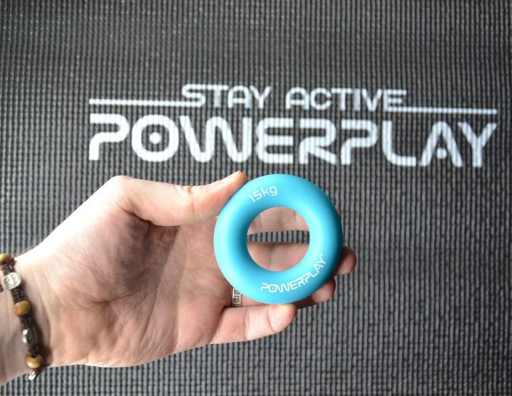 Еспандер кистьовий силіконовий PowerPlay PP-4324 Hand Grip Ring Light 15 кг. Блакитний - Зображення 8