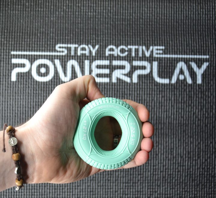 Еспандер кистьовий силіконовий PowerPlay PP-4330 Hand Grip Loops Medium 22.5-27 кг. М'ятний - Зображення 4