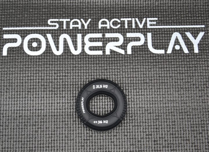 Еспандер кистьовий силіконовий PowerPlay PP-4330 Hand Grip Loops Hard 31.5-36 кг. Чорний - Зображення 8