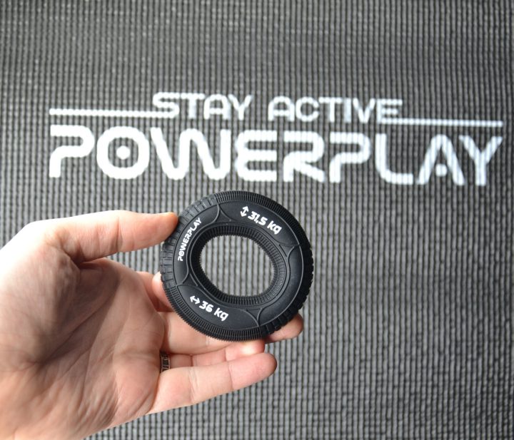 Еспандер кистьовий силіконовий PowerPlay PP-4330 Hand Grip Loops Hard 31.5-36 кг. Чорний - Зображення 5