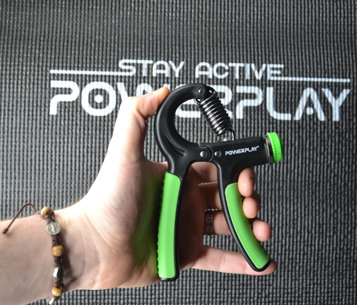 Еспандер кистьовий PowerPlay PP-4323 з регульованим навантаженням 10-40 кг. Strength Grip Чорно-зелений - Зображення 8