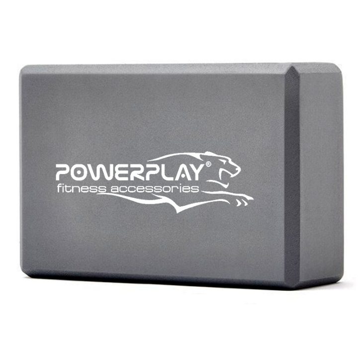 Блоки для йоги 2 шт. PowerPlay 4006 Yoga Brick EVA Сірі (пара) - Зображення 3