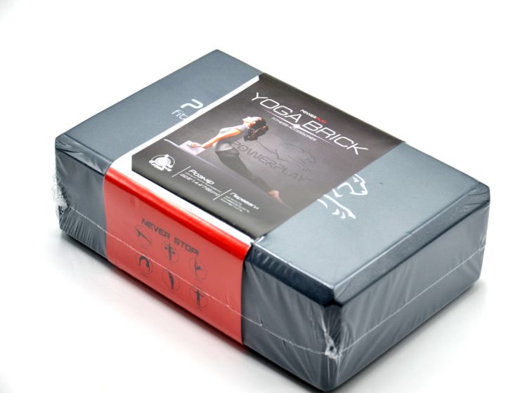 Блоки для йоги 2 шт. PowerPlay 4006 Yoga Brick EVA Сірі (пара) - Зображення 10