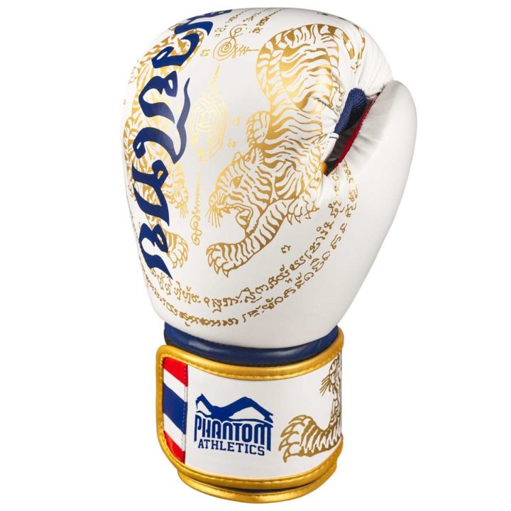Боксерські рукавиці Phantom Muay Thai Gold Limited Edition 16 унцій (бинти в подарунок) - Зображення 2